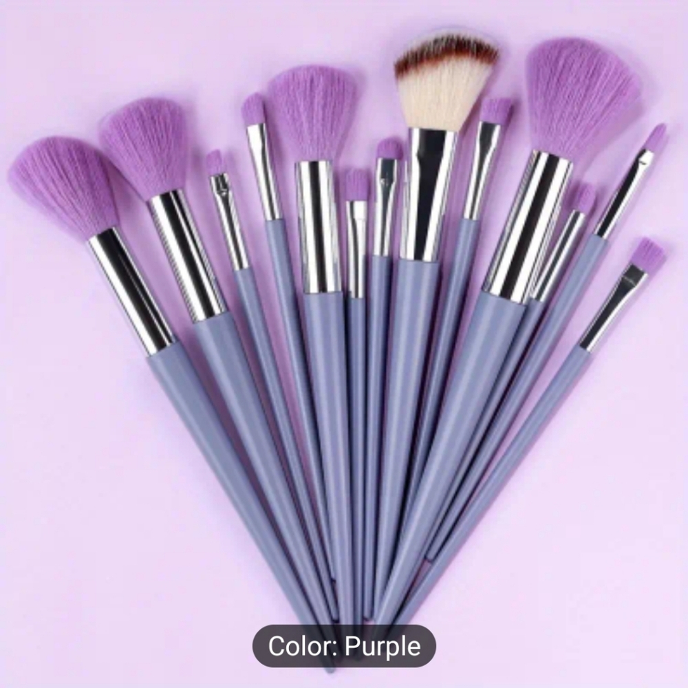13 piece makeup brush set
